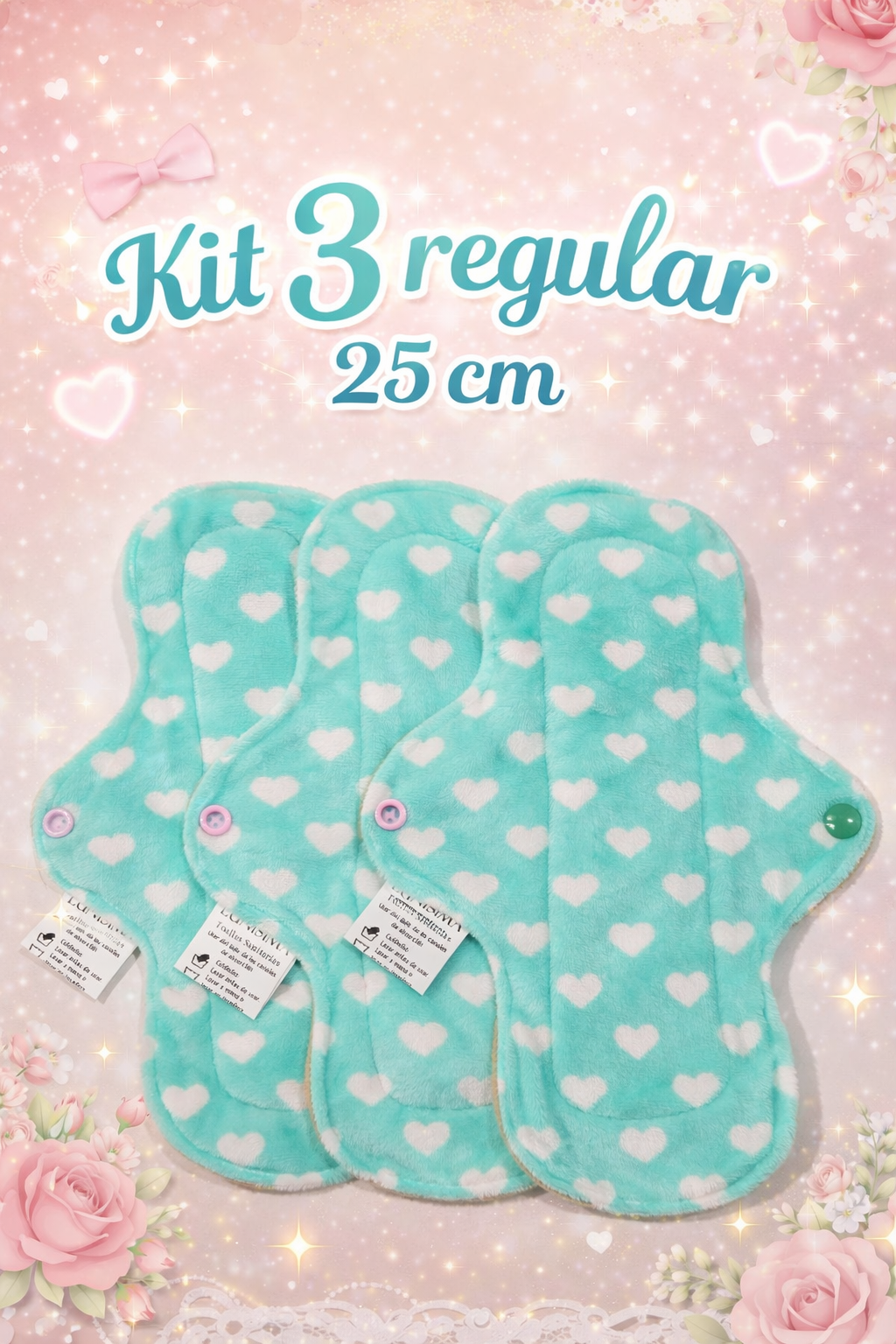 Kit 3 toallas Lunisima 25 cm
