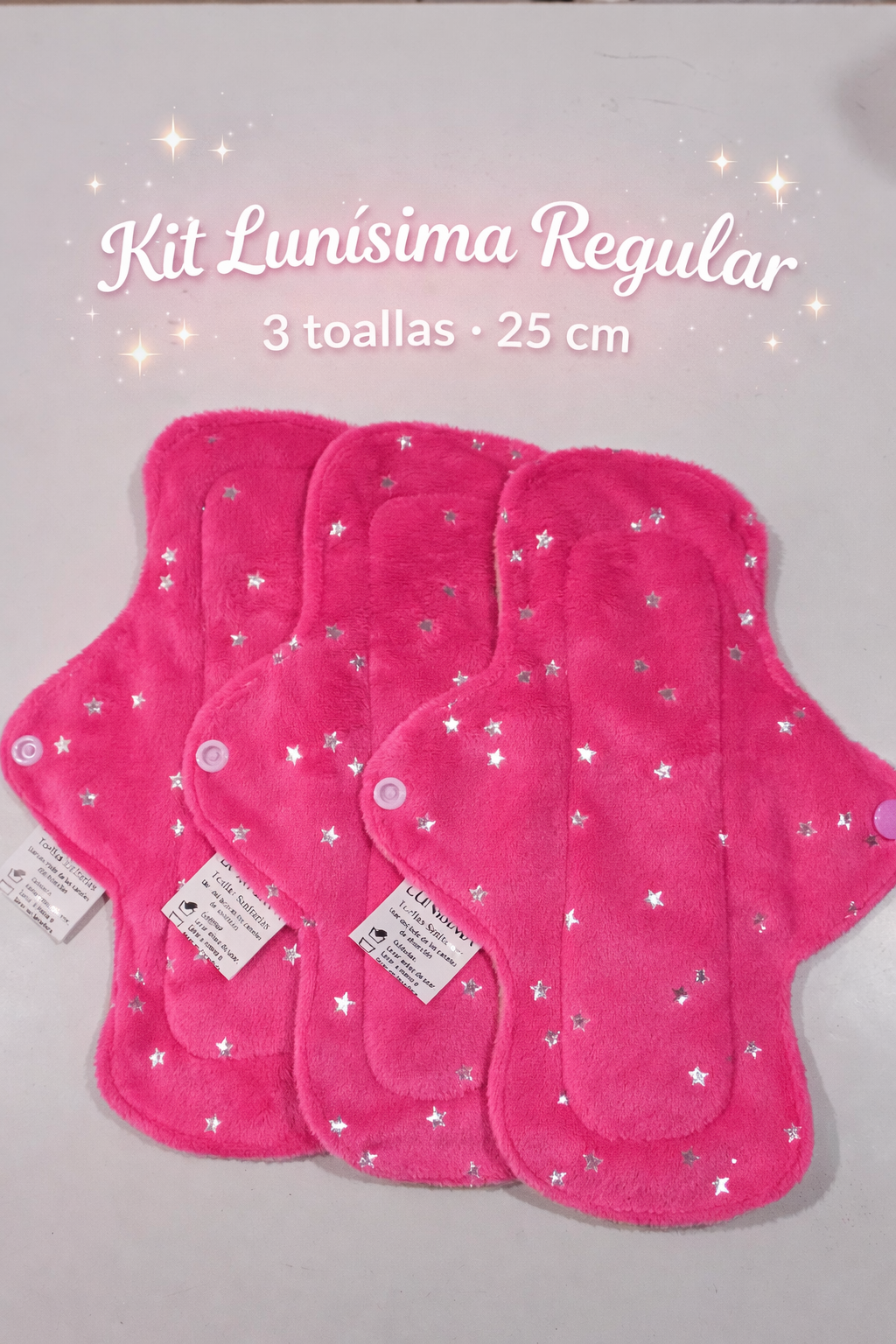 Kit 3 toallas Lunisima 25 cm