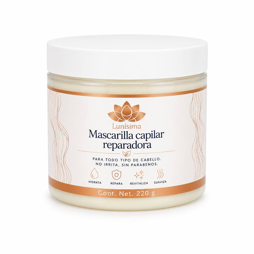 Mascarilla capilar reparadora Premium Lunisima