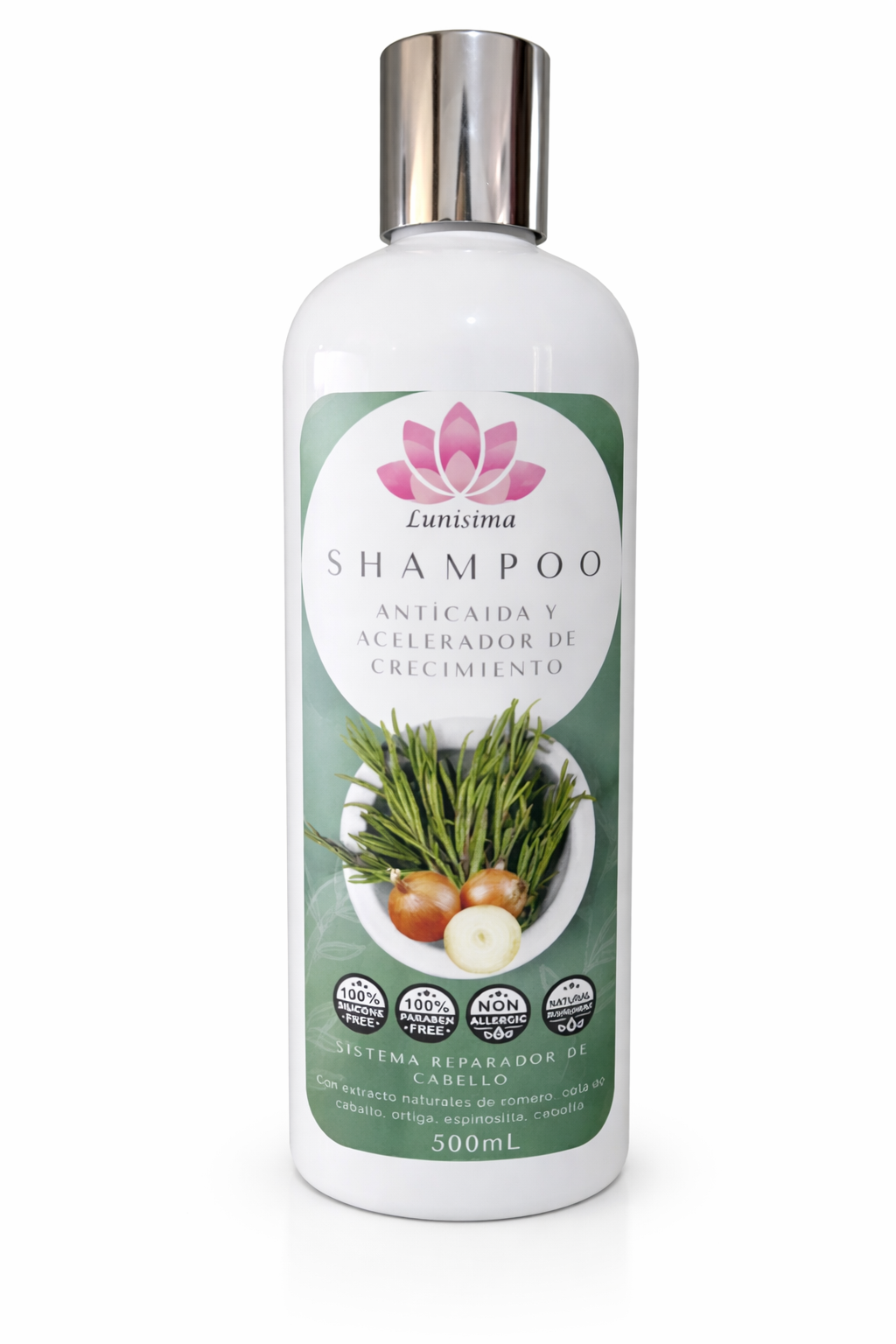 Shampoo acelerador del crecimiento 500 mL