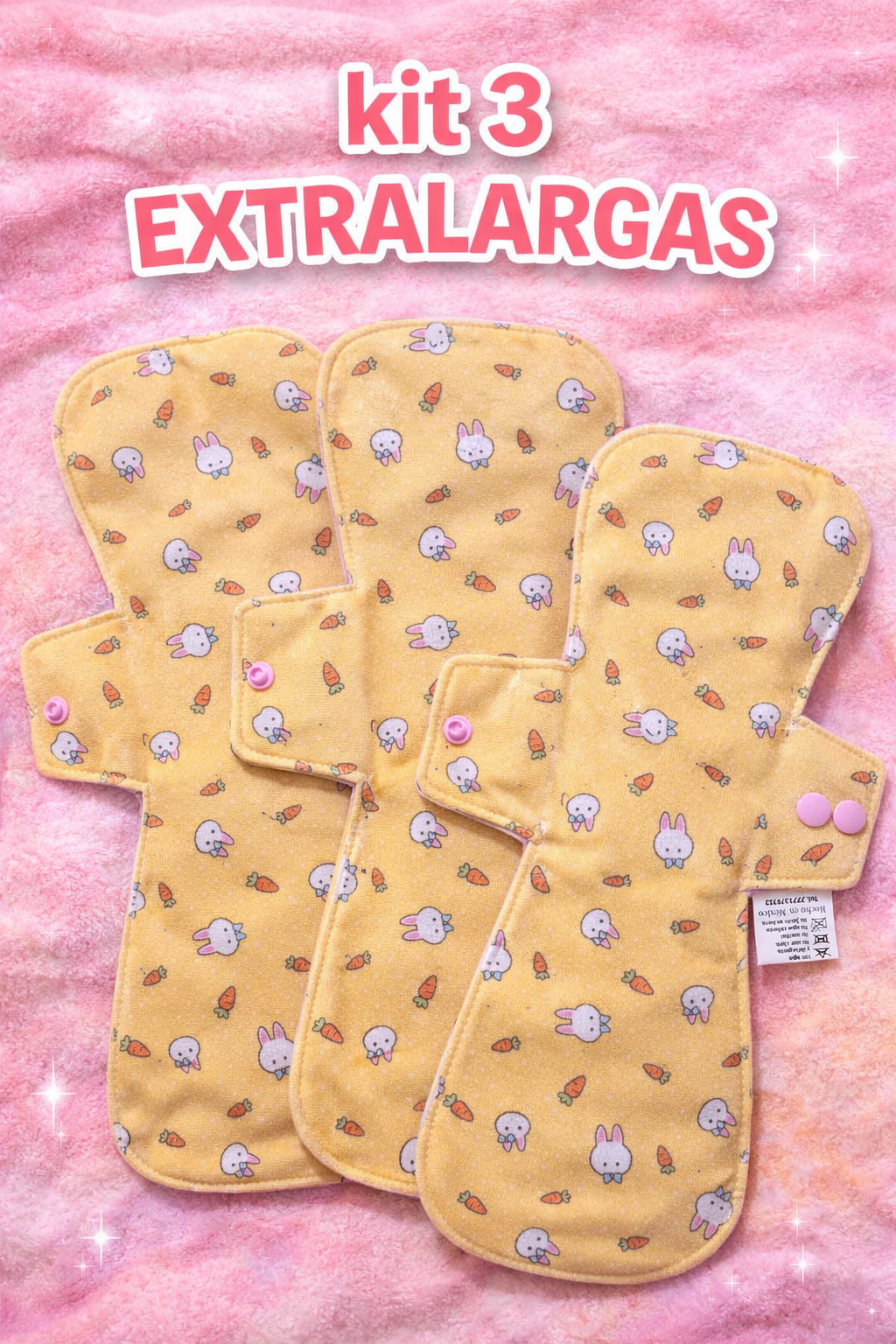 kit 3 toallas extralargas Lunisima de 34 cm