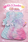 Kit 3 toallas Lunisima Jumbo 40 cm