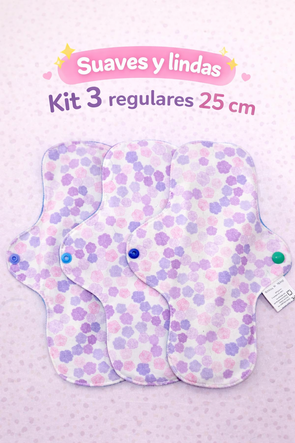 Kit 3 toallas Lunisima 25 cm