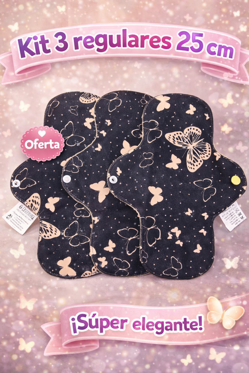 Kit 3 toallas Lunisima 25 cm