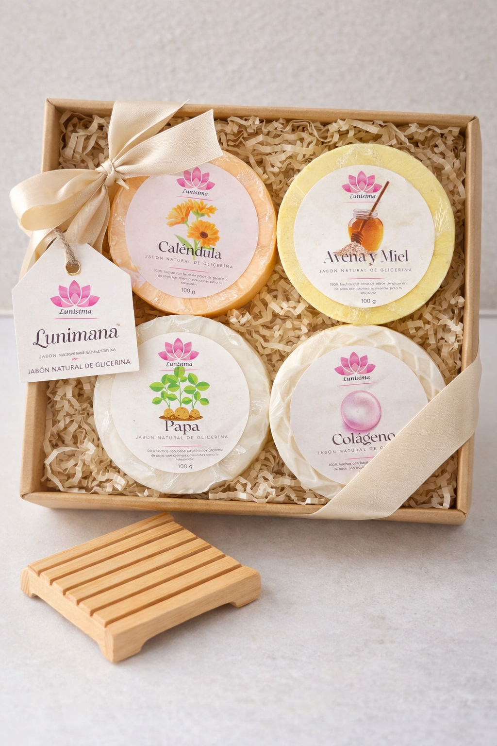 Kit de Jabones de Glicerina Lunisima de 100 gr