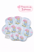 Kit 3 panty protector Lunisima 20 cm redondo