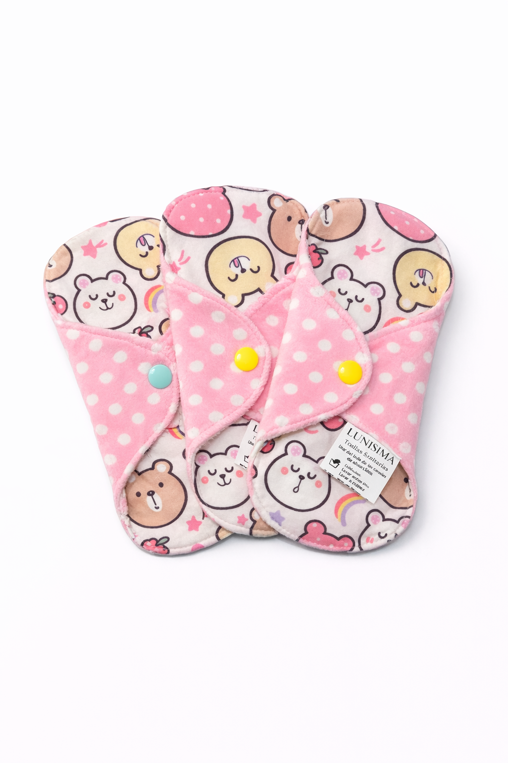 Kit 3 panty protector Lunisima 20 cm redondo