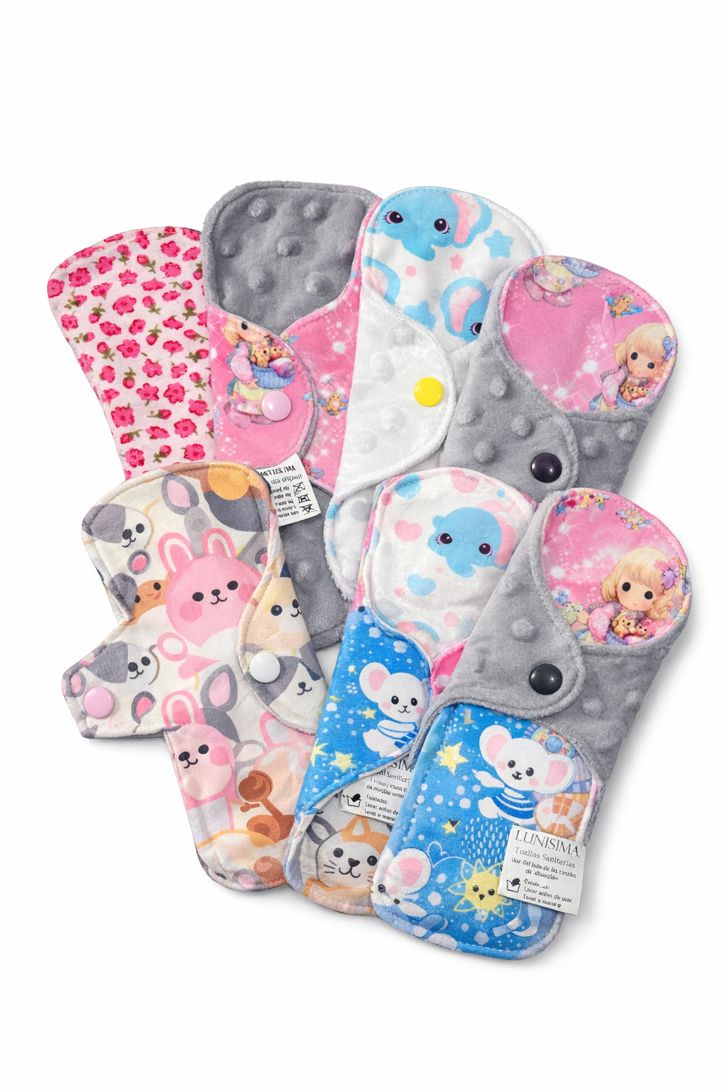 Kit 3 panty protector Lunisima 20 cm redondo