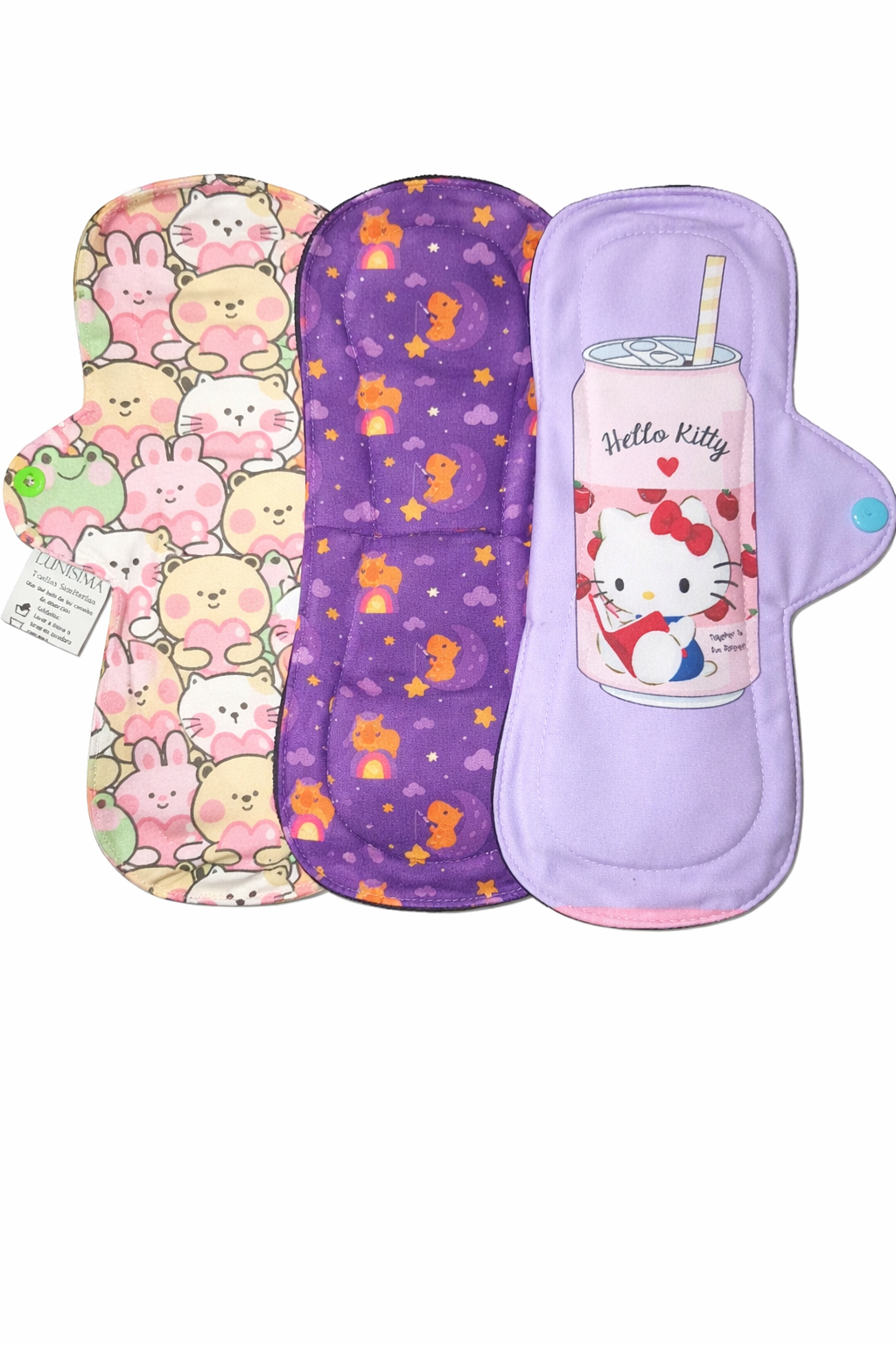 Kit 3 toallas regulares  Lunisima de 27 cm