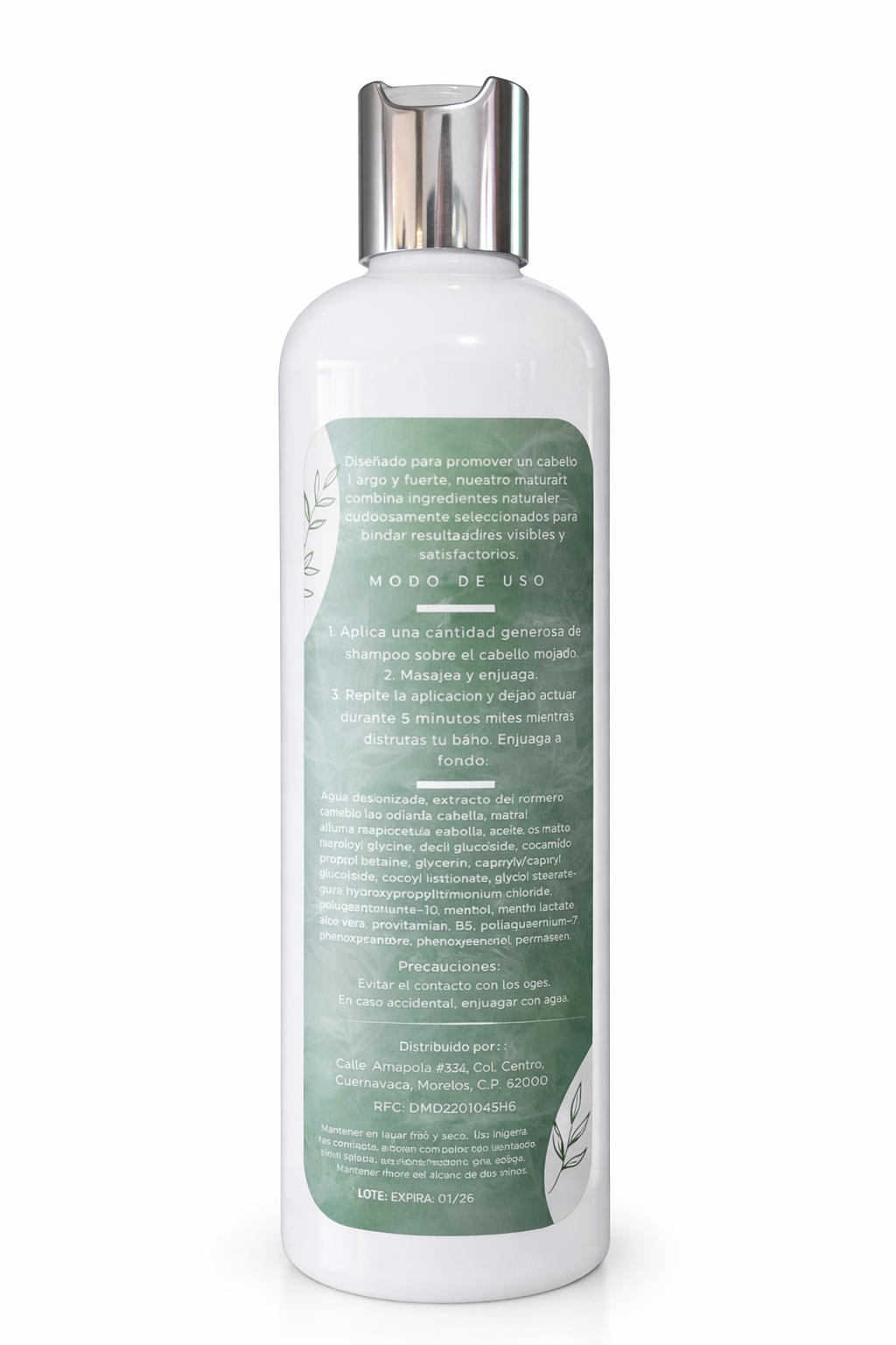 Shampoo acelerador del crecimiento 500 mL
