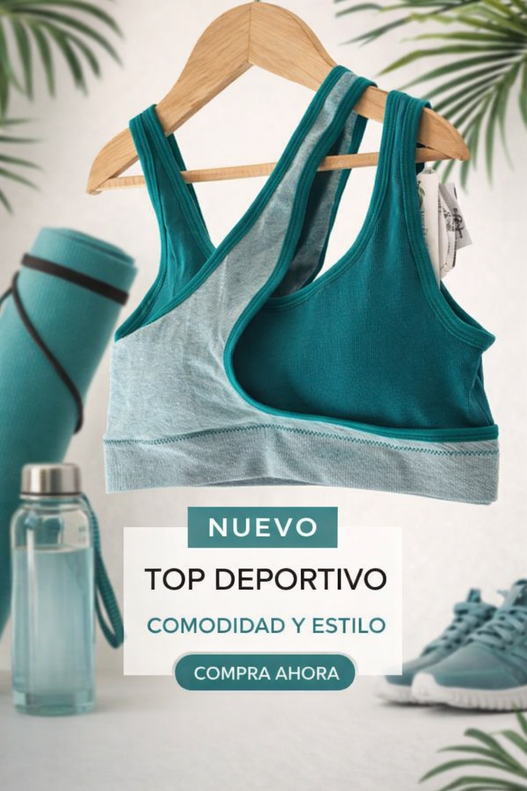Top Deportivo tirante cruzado