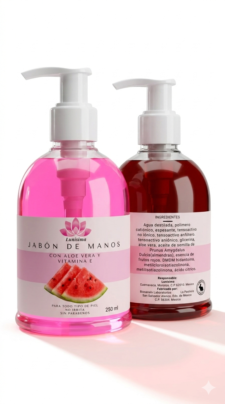 Jabón liquido hidratante para manos