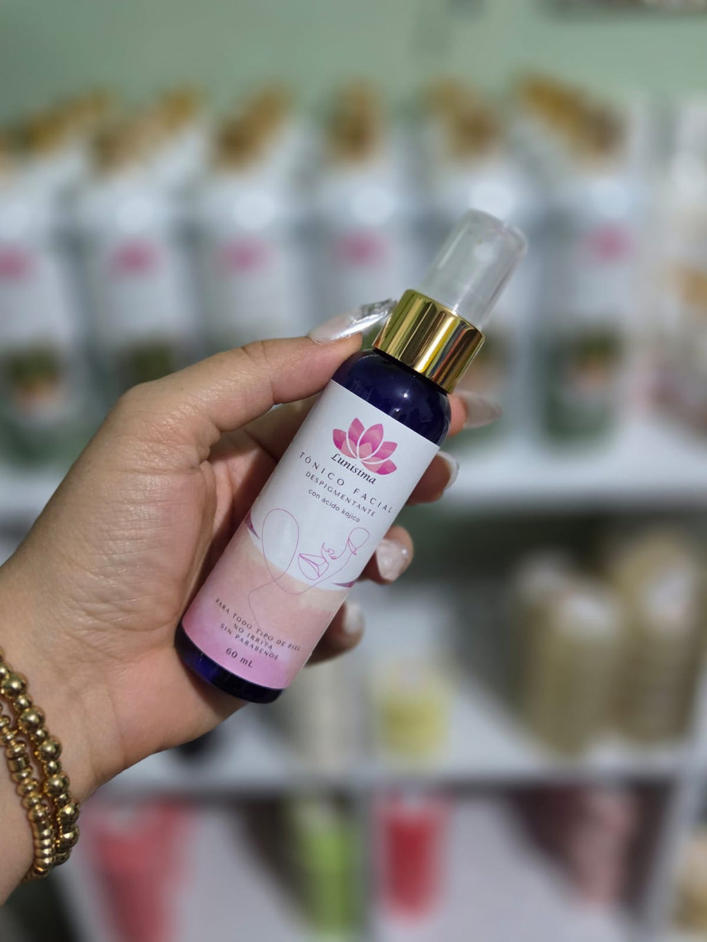 Tónico Facial Lunísima con ácido Kojico