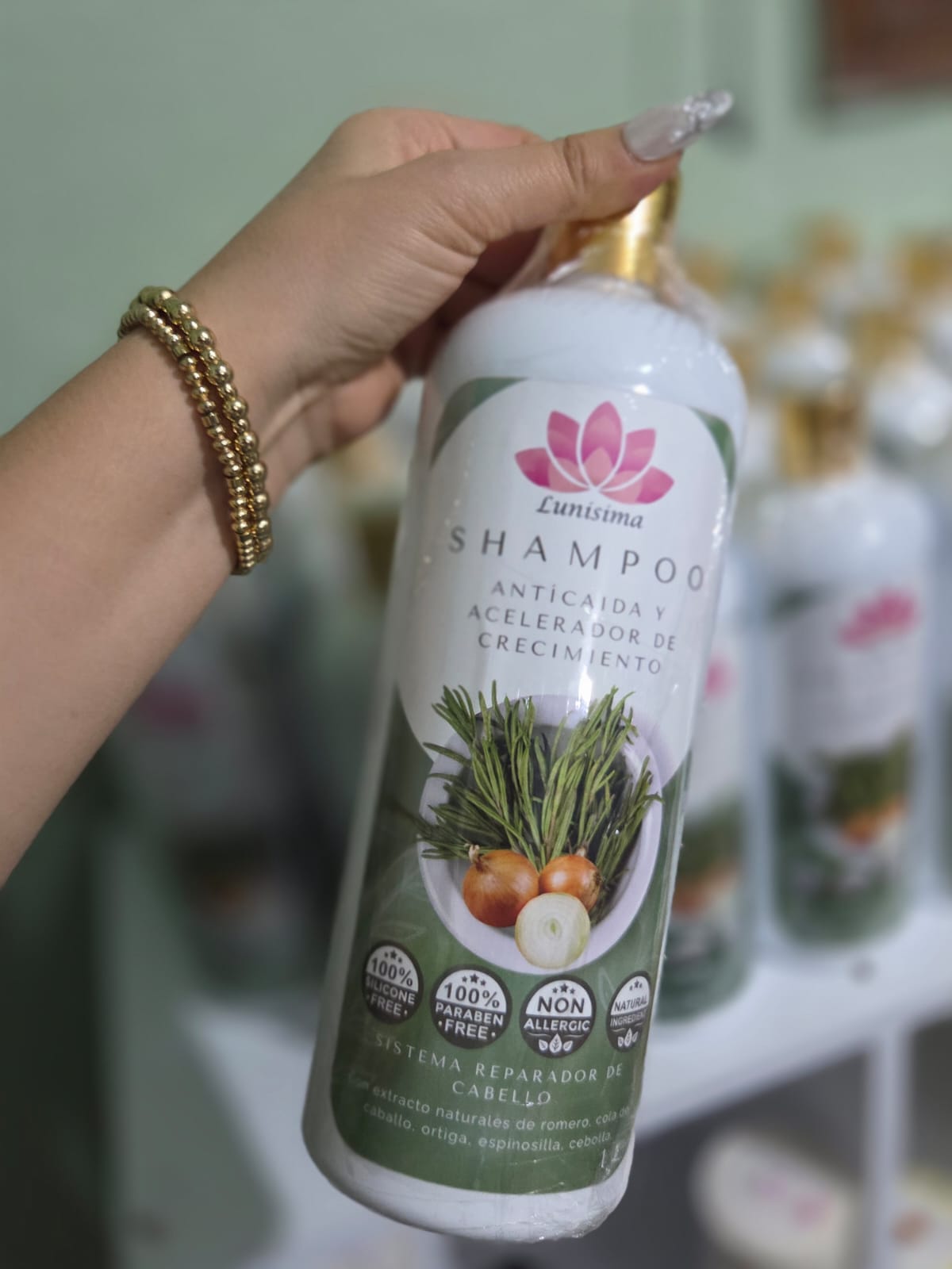 Shampoo Anticaída acelerador del crecimiento 1 LITRO