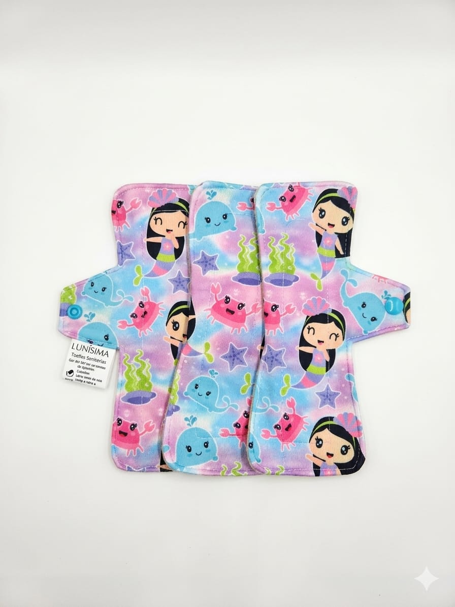 Kit 3 panty protector Lunisima 20 cm cuadrado