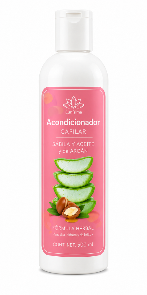 Acondicionador capilar de Sábila y Argán